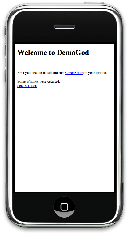 DemoGod-Startscreen